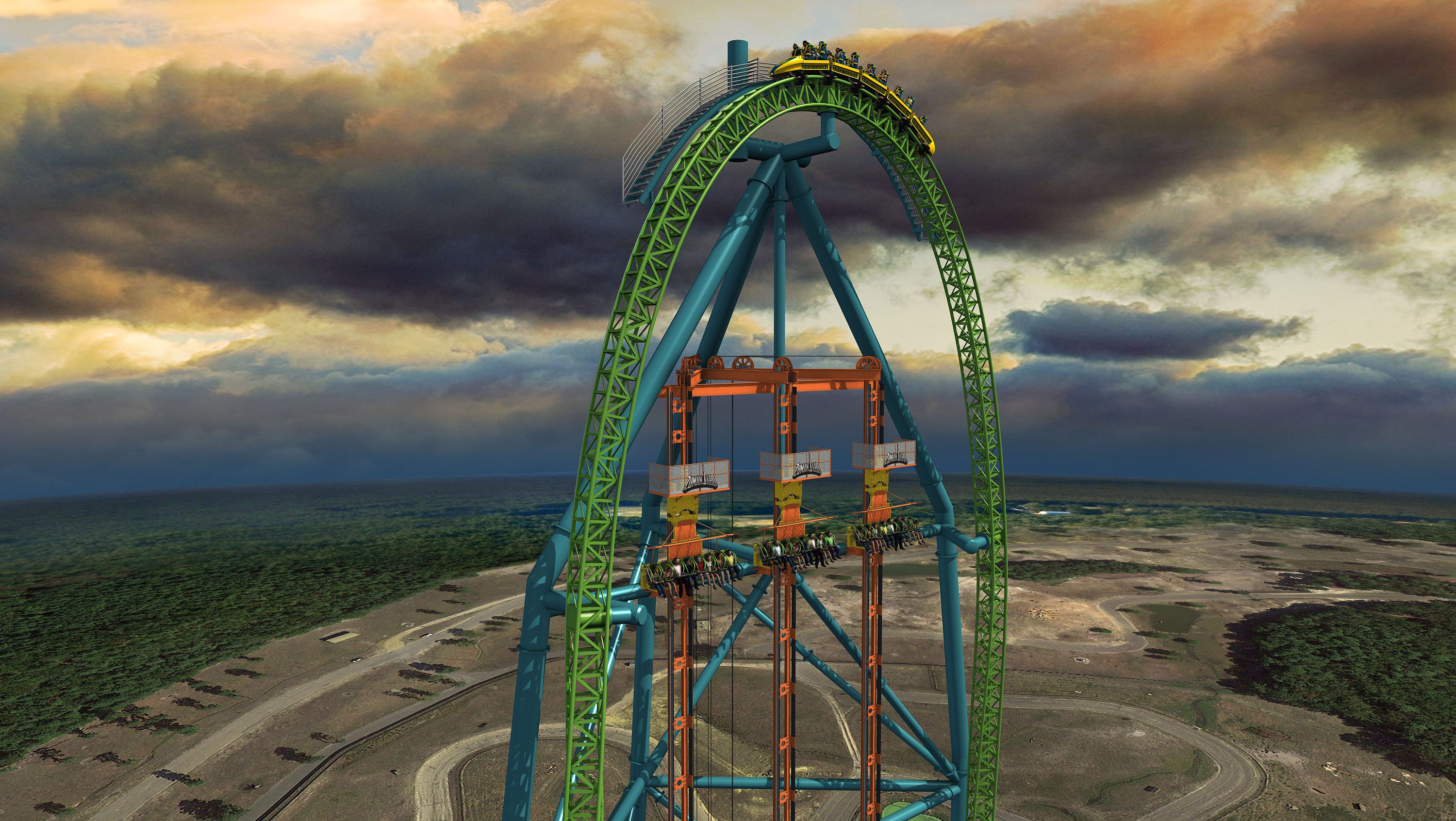 New Six Flags Ride To Feature 90 Mph Drop - kingda ka roblox