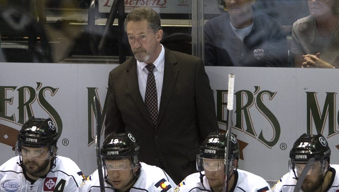 Chris Stewart, shown in a Coloradoan file photo, has stepped down as the Colorado Eagles coach. He will remain in his role as general manager.