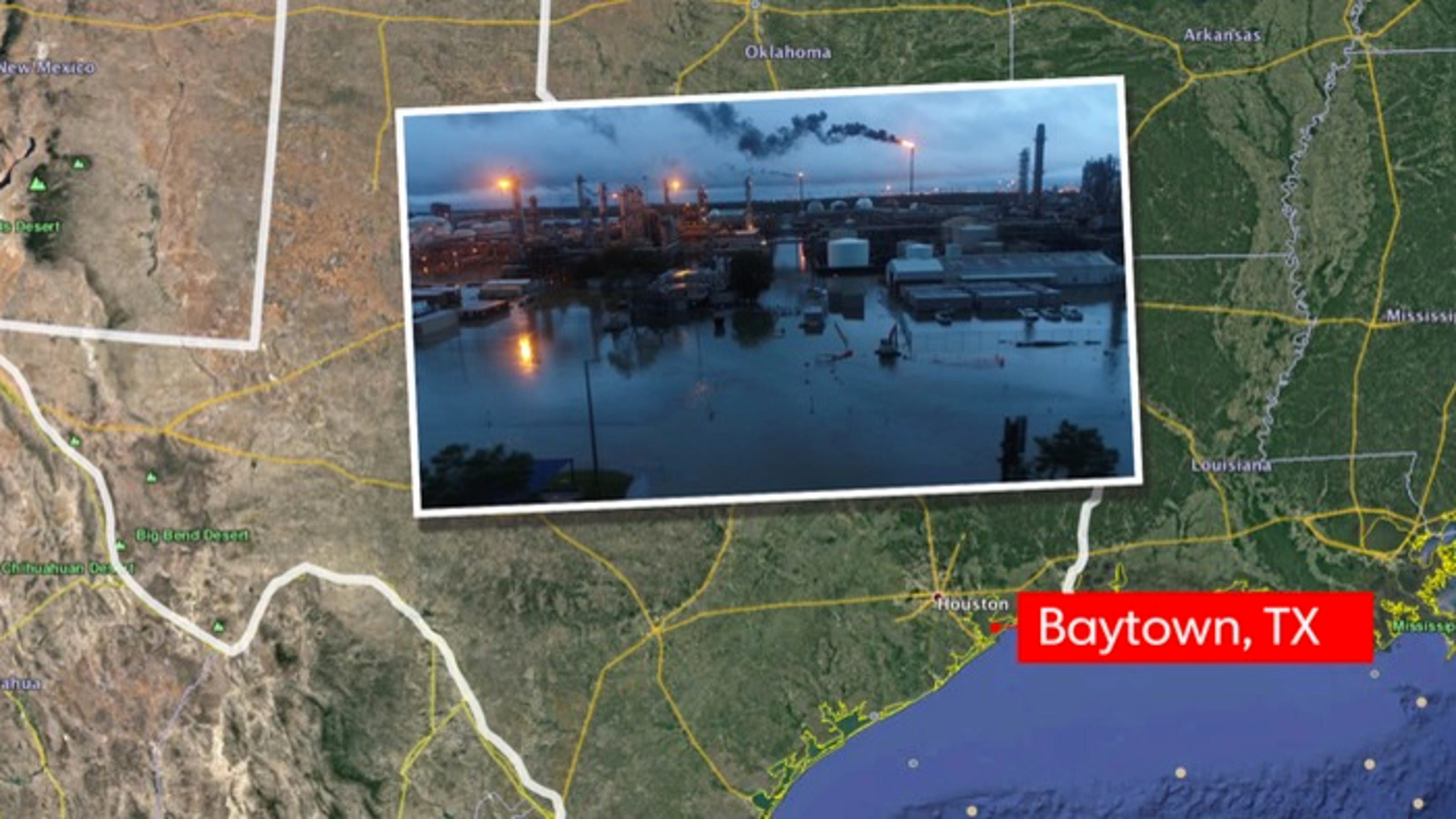 Baytown Texas drone footage