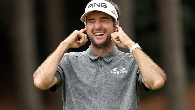 Bubba Watson, shown in April having fun at the Masters Par-3 Contest, is hoping to bring golf's benefits for family and school children into a bigger way after revamping former Summitt Golf into the Pensacola Golf Center practice facility.