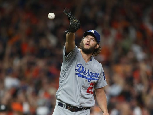 Game 5 at Minute Maid Park: Los Angeles Dodgers starting