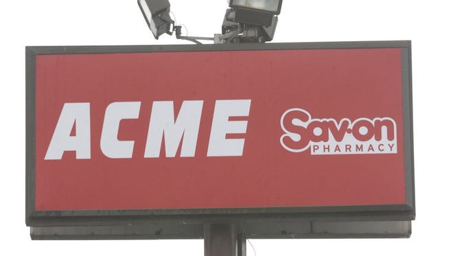 ACME Market in Burlington Township is closing Feb. 16

--

--

-Text: View of the ACME / SAV-ON Pharmacy sign at Black Horse Pike and Nicholson Road in Audubon. January 5, 2004 (AVI STEINHARDT/Courier-Post)