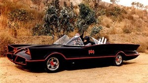 Batmobile photograph, about 1967. The Strong, Rochester, New York.