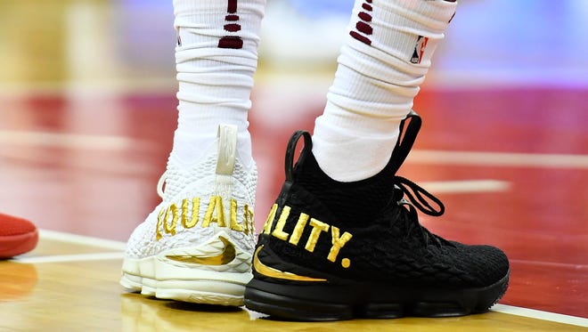 Nike, LeBron James to give away 400 'Equality' sneakers
