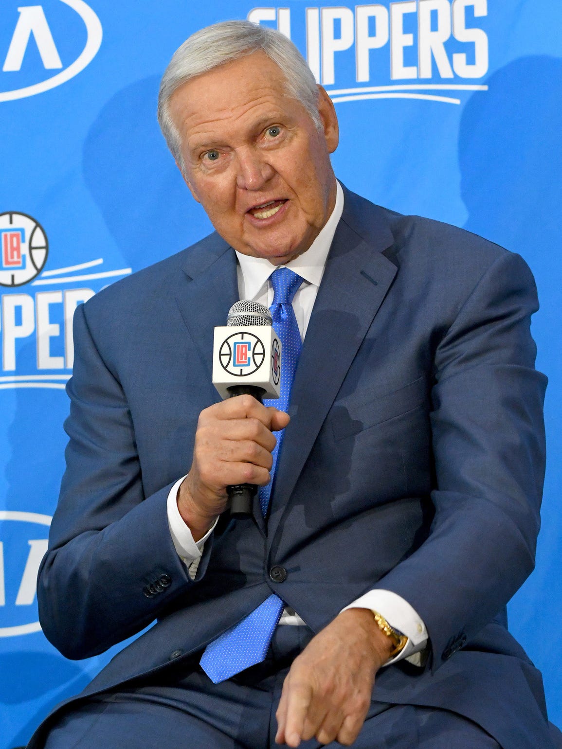 Hall of Famer Jerry West, a highly-successful executive