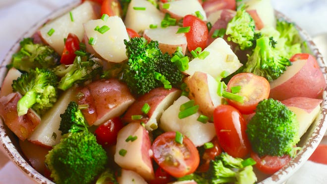 Potato Broccoli Salad offers healthy twist to potato salad.