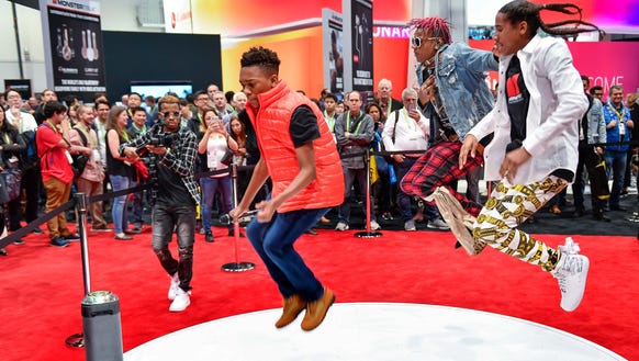 The Tainerz, a rap and dance group from New Orleans,