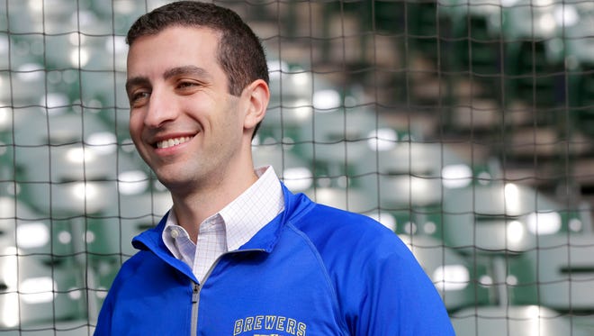 Milwaukee Brewers general manager David Stearns.