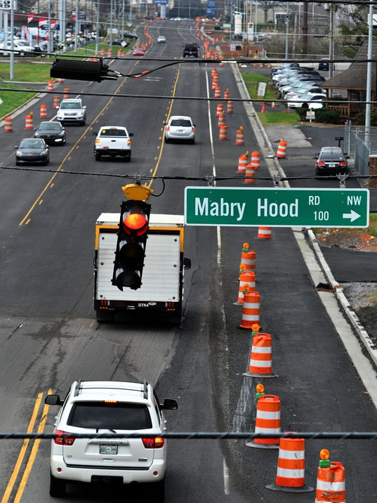 Parkside Drive nearing finish one of 17 Knox County road