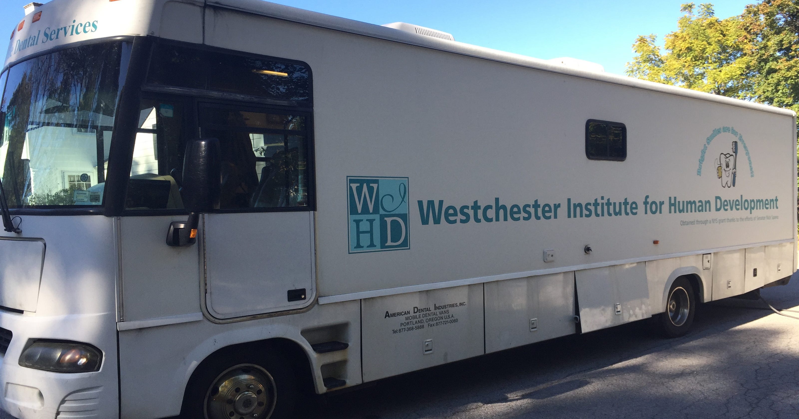 Mobile dental van serves disabled