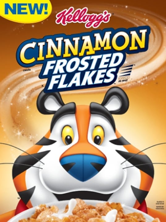 Kellogg reveals new cereal Cinnamon Frosted Flakes