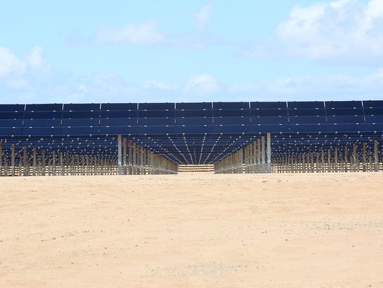 The 150-megawatt Tenaska Imperial Solar Energy Center