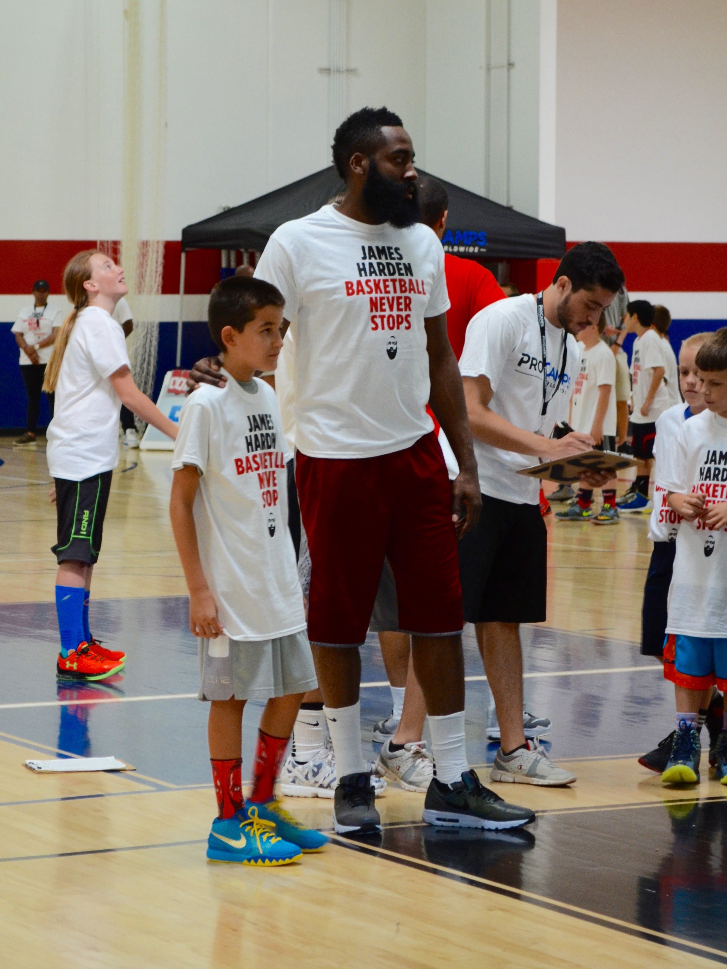 Houston Rockets Guard James Harden Hopes To Continue To Give Back