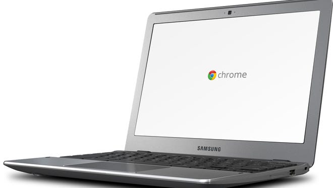 This product image provided by Google shows the Chromebook laptop computer.