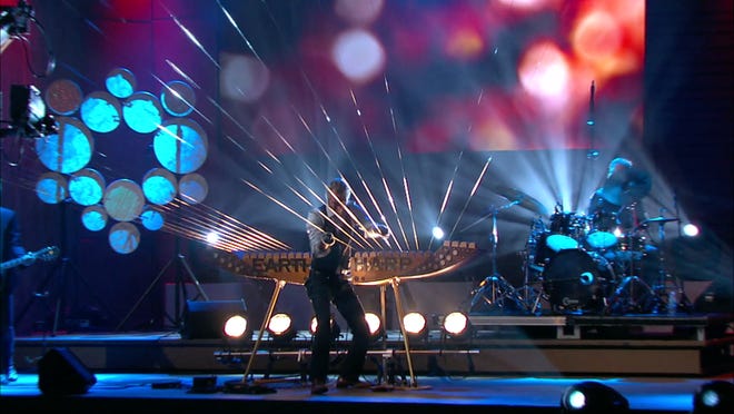 The Earth Harp Collective is billed as the world’s largest playable stringed instrument.