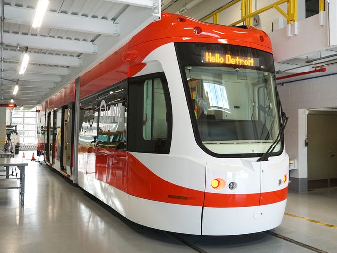 Members of the news media toured QLine rail car 287.