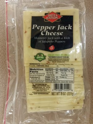 Biery Cheese Co. issued a voluntary recall of some cheeses due to possible listeria contamination, including some Dietz & Watson Pepper Jack cheese.