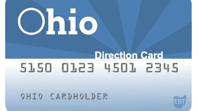 The Ohio Direction Card is a debit card on which SNAP food-stamp allocations are loaded.