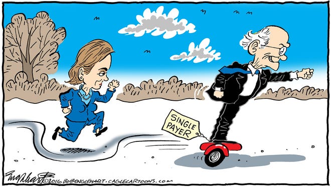 Bob Englehart, CagleCartoons.com, drew this Desert Sun editorial cartoon for Jan. 22, 2016.