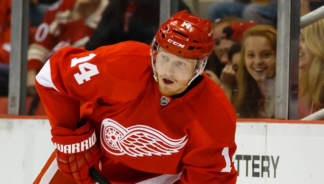 Detroit Red Wings center Gustav Nyquist belongs in the NHL, but a cap squeeze sent him to the American Hockey League.