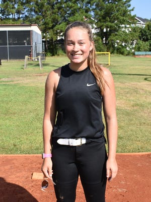 Richmond Hill High School softball pitcher Allie Washington.