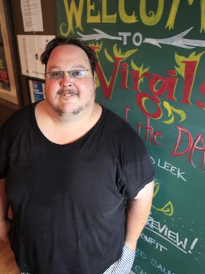 Owner and chef Matt Buschle at Virgil's Cafe in Bellevue.