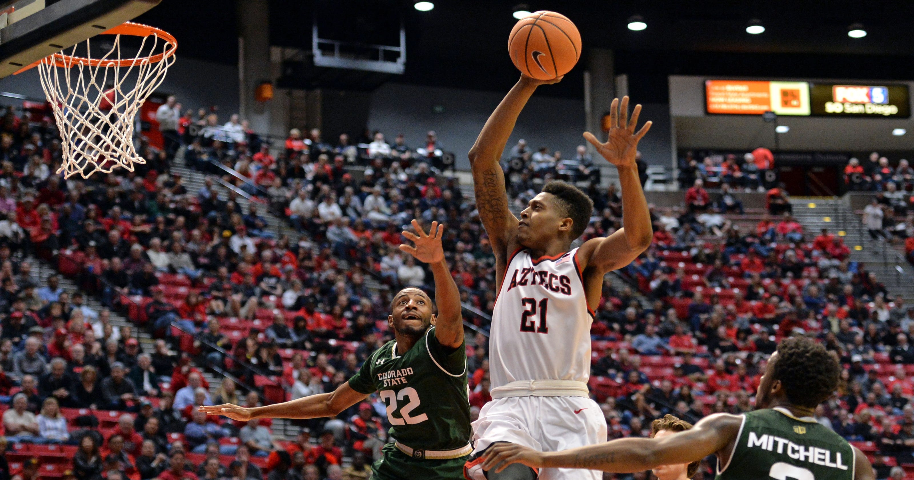 Colorado State Basketball Drops 3rd Straight At San Diego State