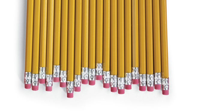 Pencils, school supplies illustration