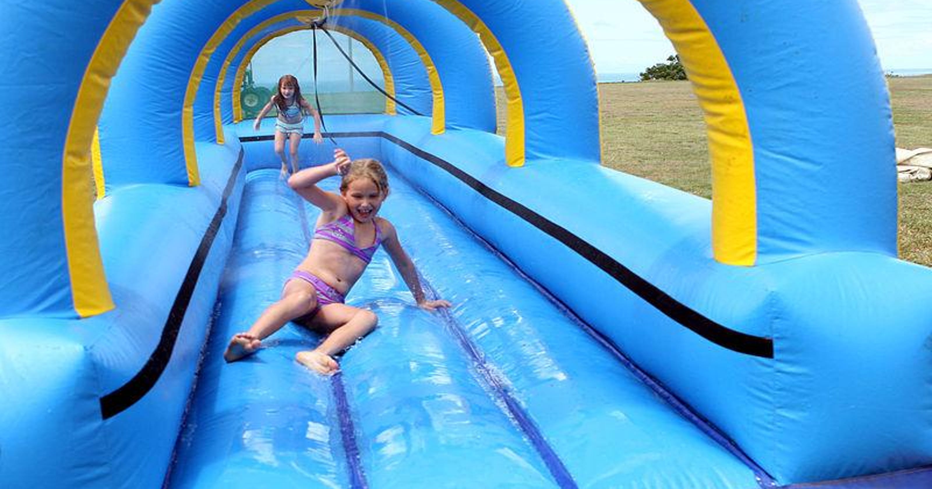 Slipandslide challenge Saturday in West Asheville
