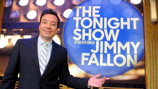 Jimmy Fallon host of The Tonight Show.