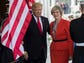 Trump greets British Prime Minister Theresa May as