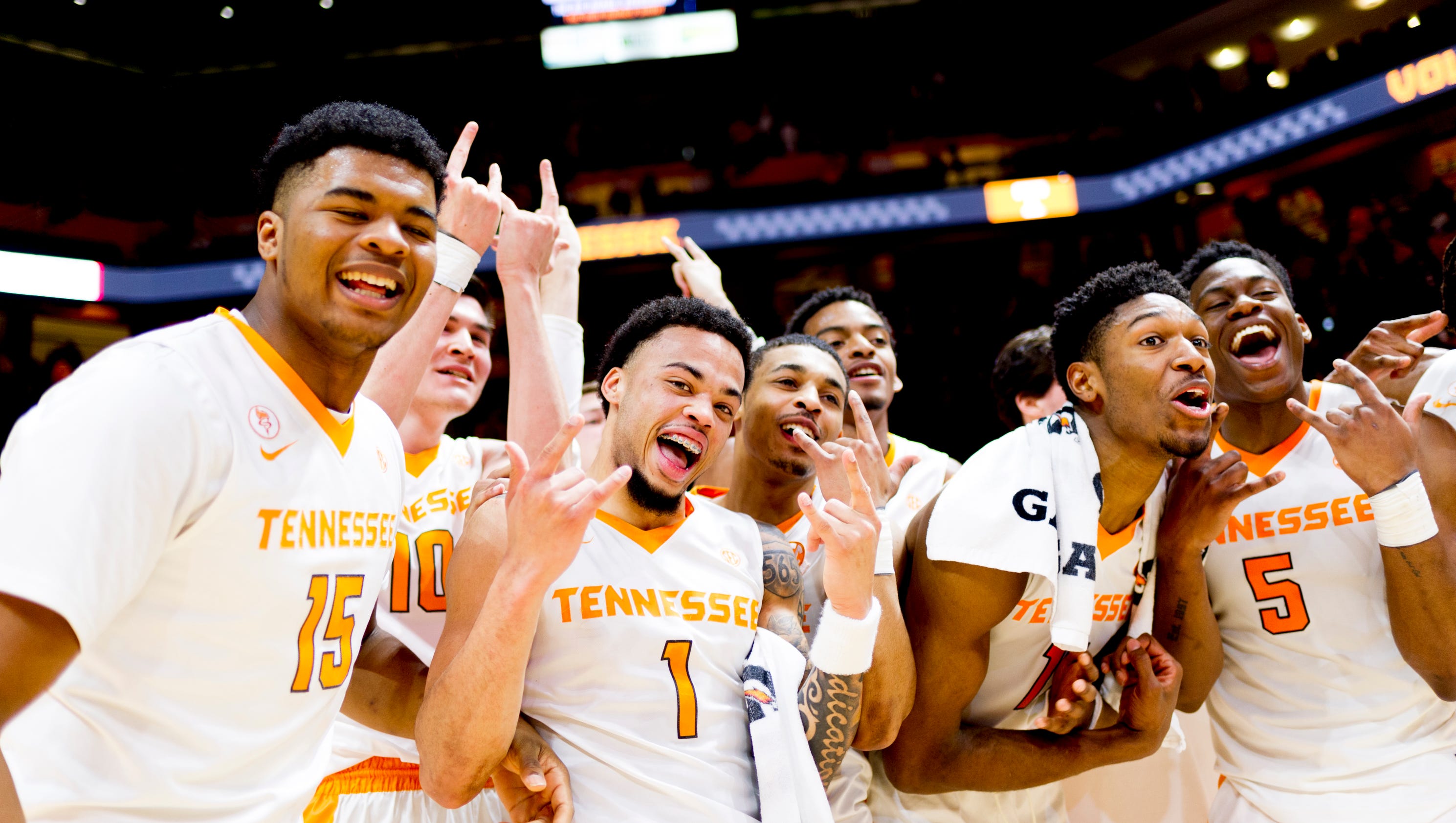 Vols basketball Bracketology has Tennessee playing in Nashville