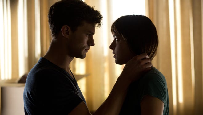 'Fifty Shades of Grey' stars Jamie Dornan, left, and Dakota Johnson earned worst actor and actress, as well as worst screen combo at the Razzies.