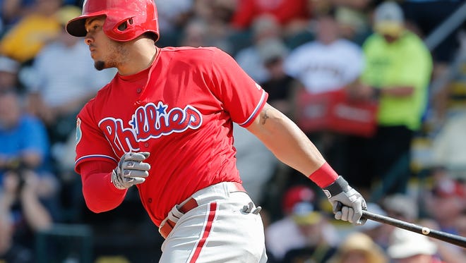 Phillies catcher Jorge Alfaro is rated as the Phillies' No. 4 prospect and No. 64 overall in the minor leagues by MLB.com.