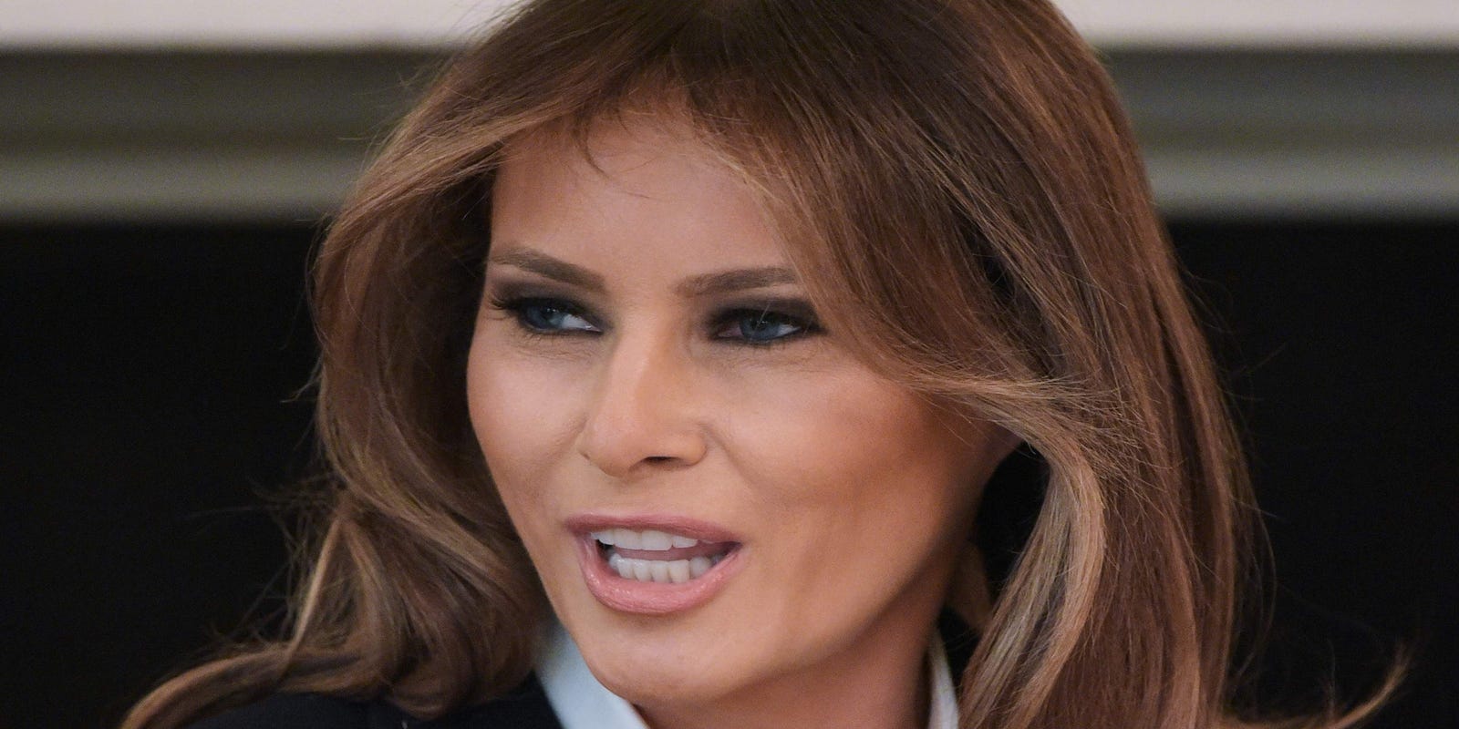 Melania Trump Makes Surprise Visit To West Bloomfield School
