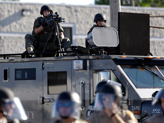 In this Aug. 9, 2014 file photo, a police tactical