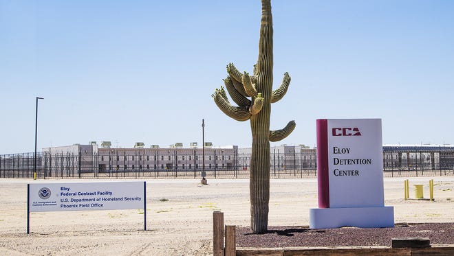 Eloy Detention Center, the epicenter of an Arizona measles outbreak.