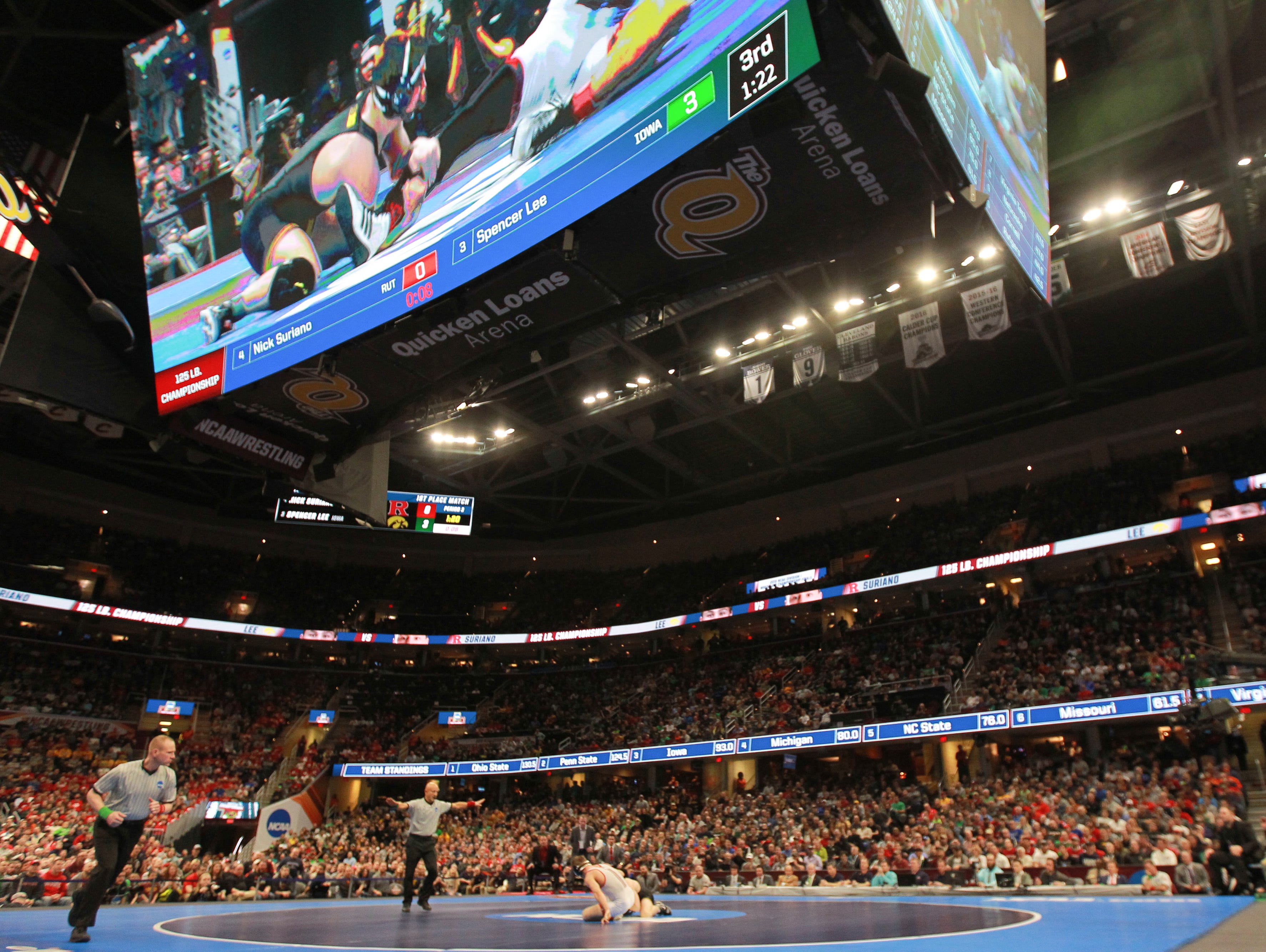 Quicken Loans Arena Ncaa Wrestling Seating Chart