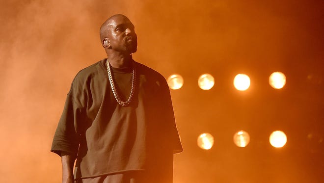 LAS VEGAS, NV - SEPTEMBER 18:  Musician Kanye West performs onstage at the 2015 iHeartRadio Music Festival at MGM Grand Garden Arena on September 18, 2015 in Las Vegas, Nevada.  (Photo by Kevin Winter/Getty Images for iHeartMedia) ORG XMIT: 573193425 ORIG FILE ID: 489061288