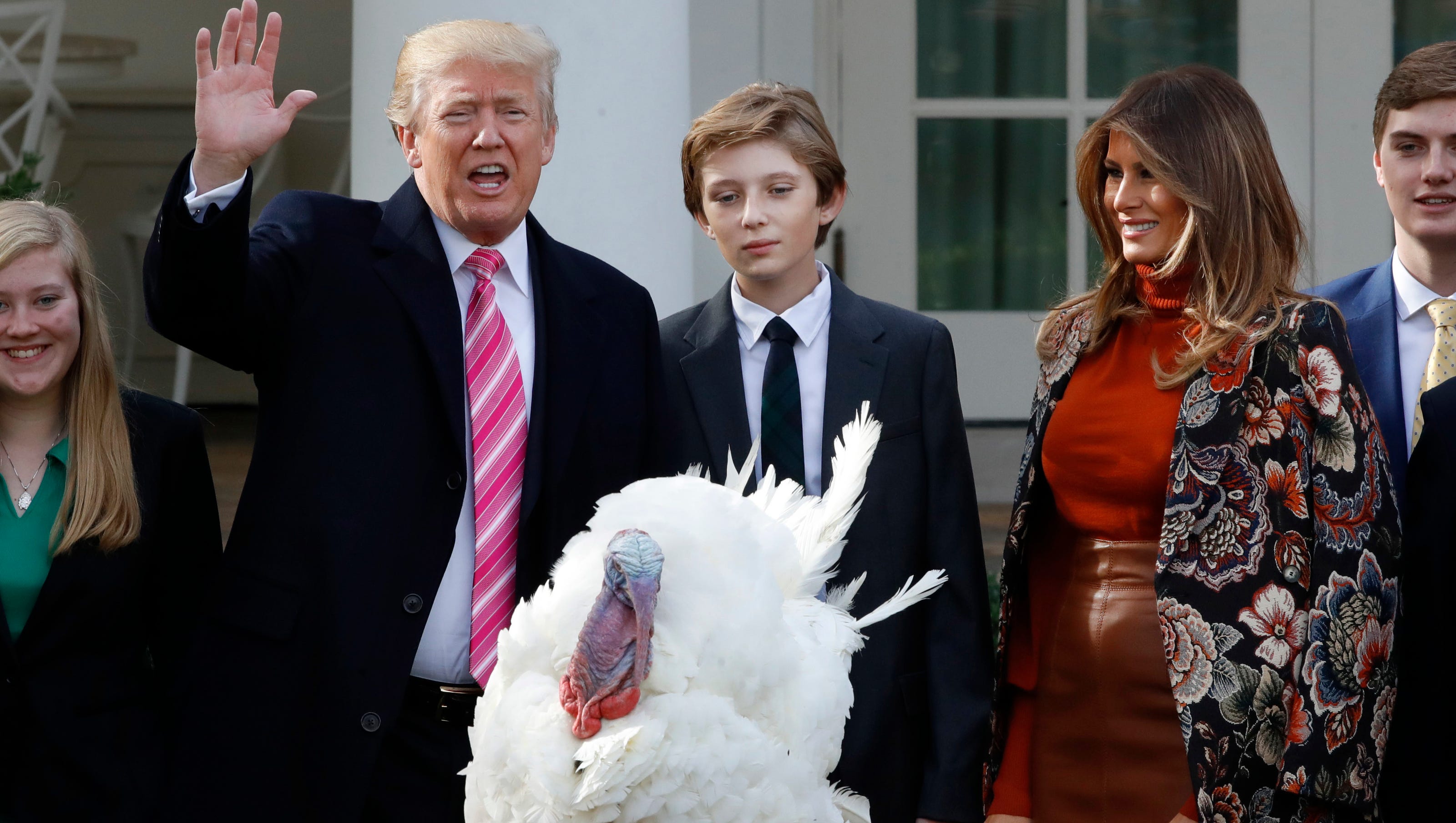 Barron Trump in the spotlight for holidays at White House