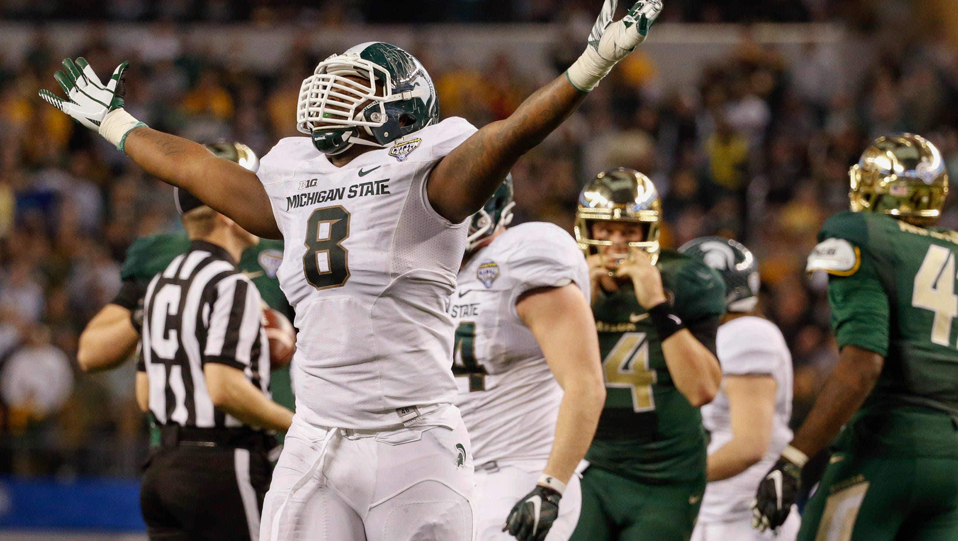 No. 7 Michigan State stuns No. 4 Baylor 4241 in Cotton Bowl