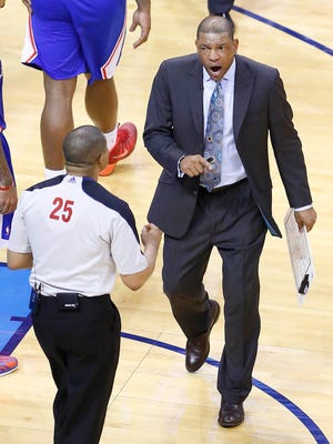 Clippers coach Doc Rivers was unhappy with replay in the playoffs.