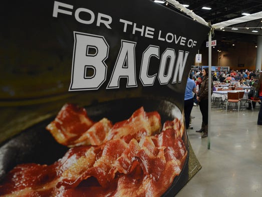 Bacon in all forms and variations is celebrated at