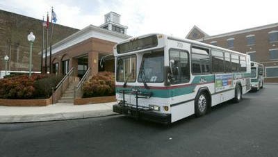 Clarksville Transit System bus.