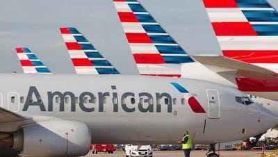 This file photo shows a fleet of American Airlines airplanes. A second daily direct flight from Palm Springs to Chicago will be available in October, officials announced Tuesday.