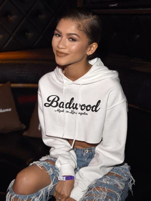 Singer Zendaya attends a private event at Hyde Staples Center hosted by Tommy Bahama during the Taylor Swift concert Aug. 22, 2015, in Los Angeles.