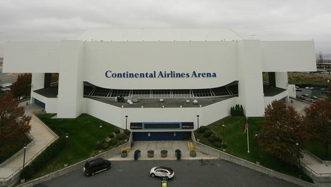 EAST RUTHERFORD, NJ - NOVEMBER 7: An exterior shot of the Continental Airlines Arena prior to the start of the NHL game between the New Jersey Devils and the Carolina Hurricanes on October 7, 2006 in East Rutherford, New Jersey. The Devils defeated the Hurricanes 3-2 in a shootout. (Photo by Mike Stobe/Getty Images)