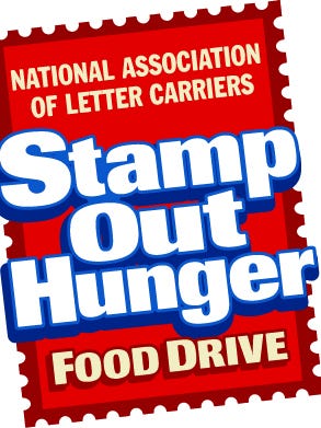 stamp out hunger drive is May 14, 2016