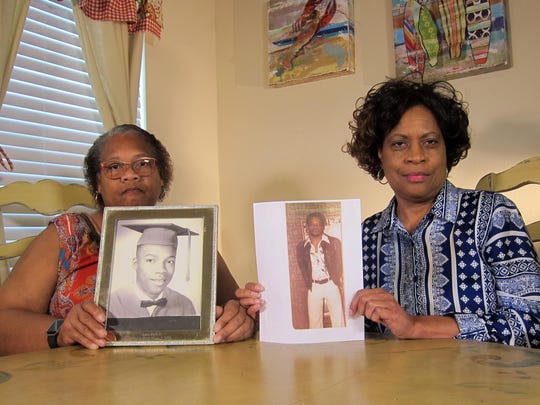 Mylinda Byrd Washington, 66, left, and Louvon Byrd