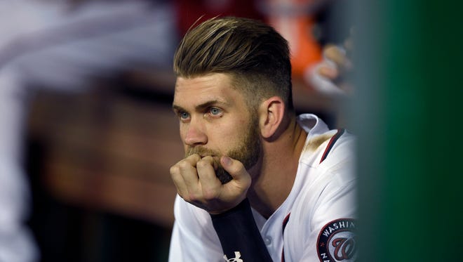 Washington Nationals' Bryce Harper is appealing his one-game suspension.